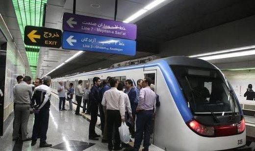 جزییات حادثه آتش سوزی در مترو شهید مدنی تهران