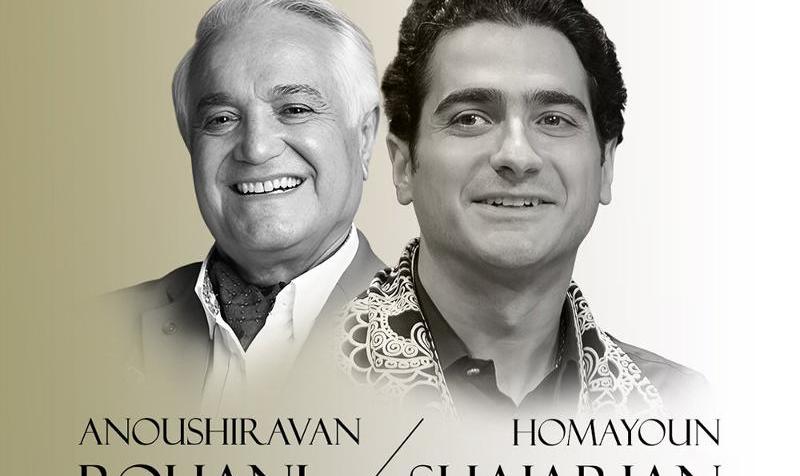 Homayoun Shajarian & Anoushiravan Rohani at the Peacock