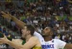 Brazil holds off France in world basketball opener