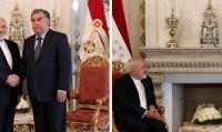 دیدار ظریف با رئیس‌جمهور تاجیکستان