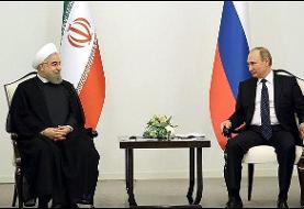 رایزنی روحانی و پوتین درباره مهمترین مسایل دوجانبه و منطقه ای