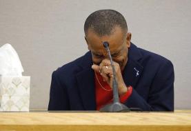 Slain man’s brother and judge hug cop sentenced to 10 years
