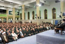 خامنه‌ای خواستار ادامه سیاست کاهش تعهدات برجامی شد