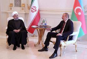 دیدار روحانی با الهام علی‌اف