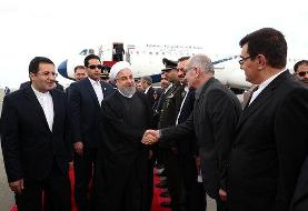 روحانی وارد باکو شد/جزئیات سفر رئیس جمهور به آذربایجان