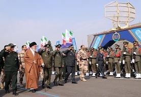لحظاتی از سان‌دیدن فرمانده کل قوا