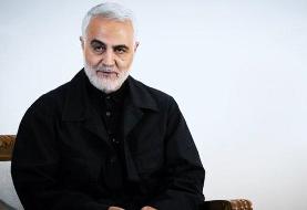 فیلم | گریه و بی تابی حاج قاسم سلیمانی در فراق شهید احمد کاظمی