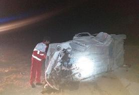 مرگ ۵ نفر در تصادف تریلی با سمند