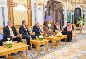 دیدار رئیس سیا با پادشاه عربستان