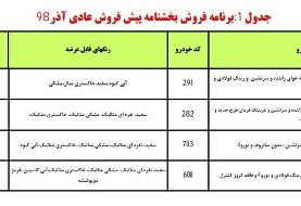 آغاز پیش‌فروش ۴ محصول ایران خودرو از فردا | جدول جزئیات