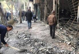 فیلم | رازگشایی از کشف اجساد ۳ نفر در آوار یک بانک سوخته در اعتراضات بنزینی در نسیم شهر