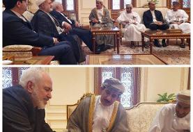 دیدار ظریف با وزیر دفتر سلطان قابوس