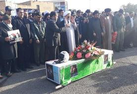 پیکر خلبان شهید رحمانی در ستاد نیروی هوایی ارتش تشییع شد