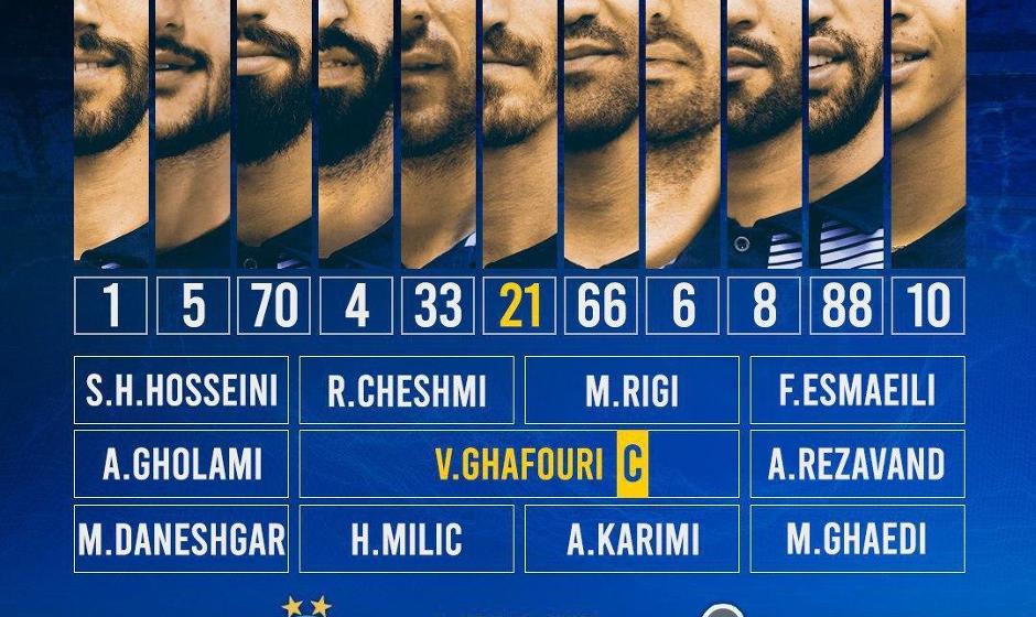 رونمایی از ترکیب استقلال بدون استراماچونی