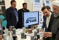 روحانی از نمایشگاه دستاوردهای شرکت‌های دانش بنیان بازدید کرد