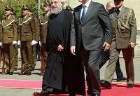 ویدئو / استقبال رسمی از روحانی در عراق و زیارت در کاظمین
