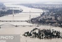 رئیس جمهور از مناطق سیل زده اهواز بازدید کرد