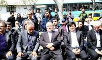 آیین گلریزان برای کمک به هموطنان سیل‌زده با حضور وزیر ورزش              