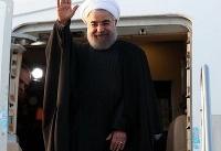 روحانی وارد باکو شد