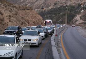 ترافیک نیمه‌سنگین در جاده‌های هراز و چالوس