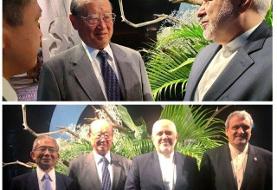 دیدار دو عضو شورای تعاملات دوستی بین‌المللی ژاپن با «ظریف»