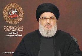 نصرالله: واکنش به حملات اسرائیل از لبنان صورت خواهد گرفت