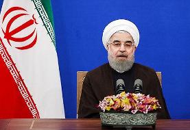 روحانی به پرسش‌های خبرنگاران پاسخ می‌دهد