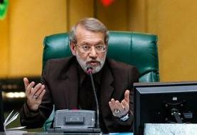 لاریجانی: فرمانده کل سپاه درباره حادثه سقوط هواپیمای تهران-کی‌یف در مجلس توضیح داد