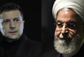 اظهارات روحانی در تماس با رئیس جمهور اوکراین درباره خاطیان حادثه سقوط پرواز ۷۵۲