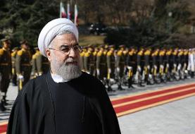 روحانی از امیر قطر استقبال کرد