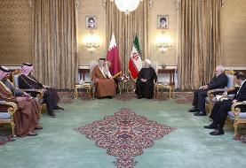 امیر قطر در میان تنش‌های فزاینده داخلی و خارجی نظام اسلامی وارد تهران شد
