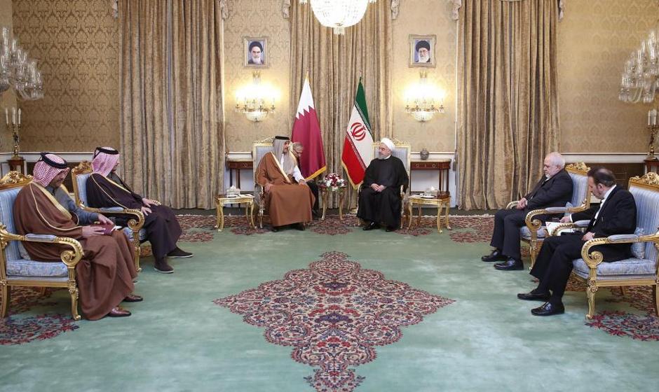 امیر قطر در میان تنش‌های فزاینده داخلی و خارجی نظام اسلامی وارد تهران شد