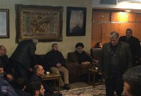حضور مقتدی صدر در منزل سردار شهید سلیمانی