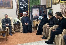 حضور روحانی در منزل سردار شهید سلیمانی /تسلیت به همسر و فرزندان حاج قاسم +عکس