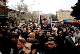 فیلم | تشییع پیکر سردار سلیمانی و شهدای مقاومت در تهران