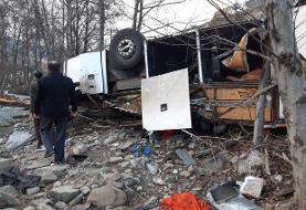 اتوبوس واژگون شده در سوادکوه دارای نقص فنی بوده است