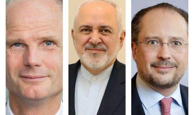ظریف با وزرای خارجه هلند و اتریش گفتگو کرد