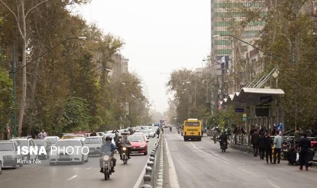 کاهش کیفیت هوای پایتخت طی امروز