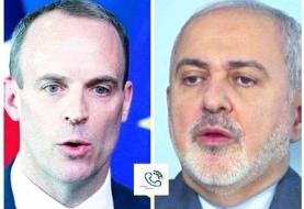 گفت‌وگوی ظریف با وزیر خارجه انگلیس