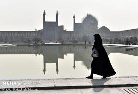 استمرار میزبانی آسمان اصفهان ازهوای آلوده/دهمین روز با وضعیت قرمز