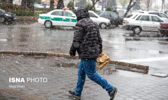 هشدار هواشناسی نسبت به بارش باران و برف از فردا