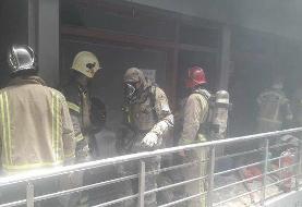 حریق ساختمان مسکونی در خیابان شریعتی/ مصدومیت یک تن