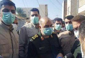 فرمانده کل سپاه در بندر امام | شرمنده مردم هستیم