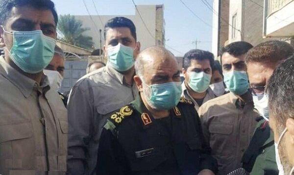 فرمانده کل سپاه در بندر امام | شرمنده مردم هستیم