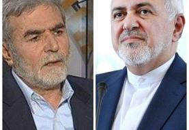 تاکید ظریف بر وحدت گروه‌های فلسطینی در گفت‌وگو با زیاد نخاله