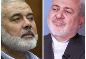 گفت‌وگوی ظریف و اسماعیل هنیه