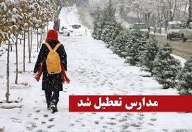 مدارس ابتدایی چالدران تعطیل است