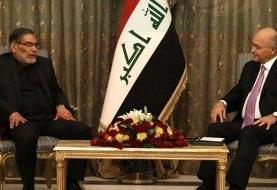 دیدارشمخانی با رئیس‌جمهور عراق