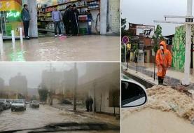 (ویدئو) سیل ناگهانی در قم