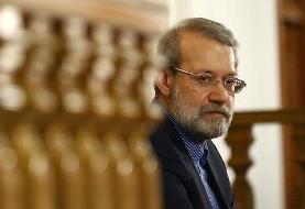 لاریجانی: نظارت مجلس به معنای گرفتن یقه دولت و دعوا کردن نیست